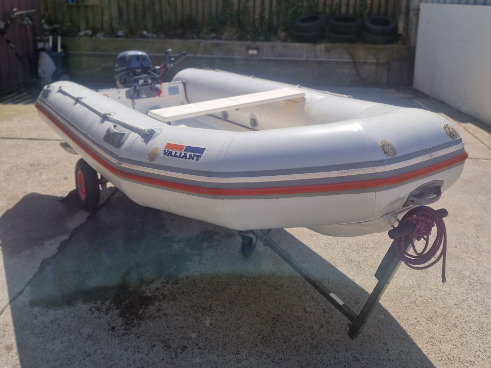 Occ. Schlauchboot mit Handwagen (mit oder ohne Motor)
